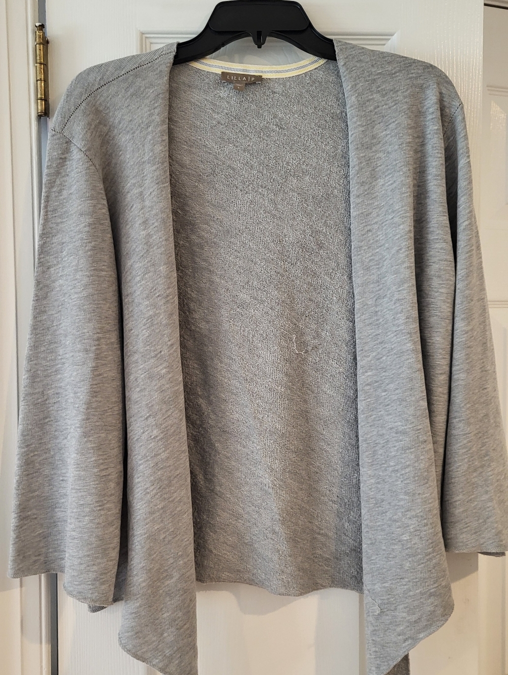 Lilla P Gray Loop Knit Sweater